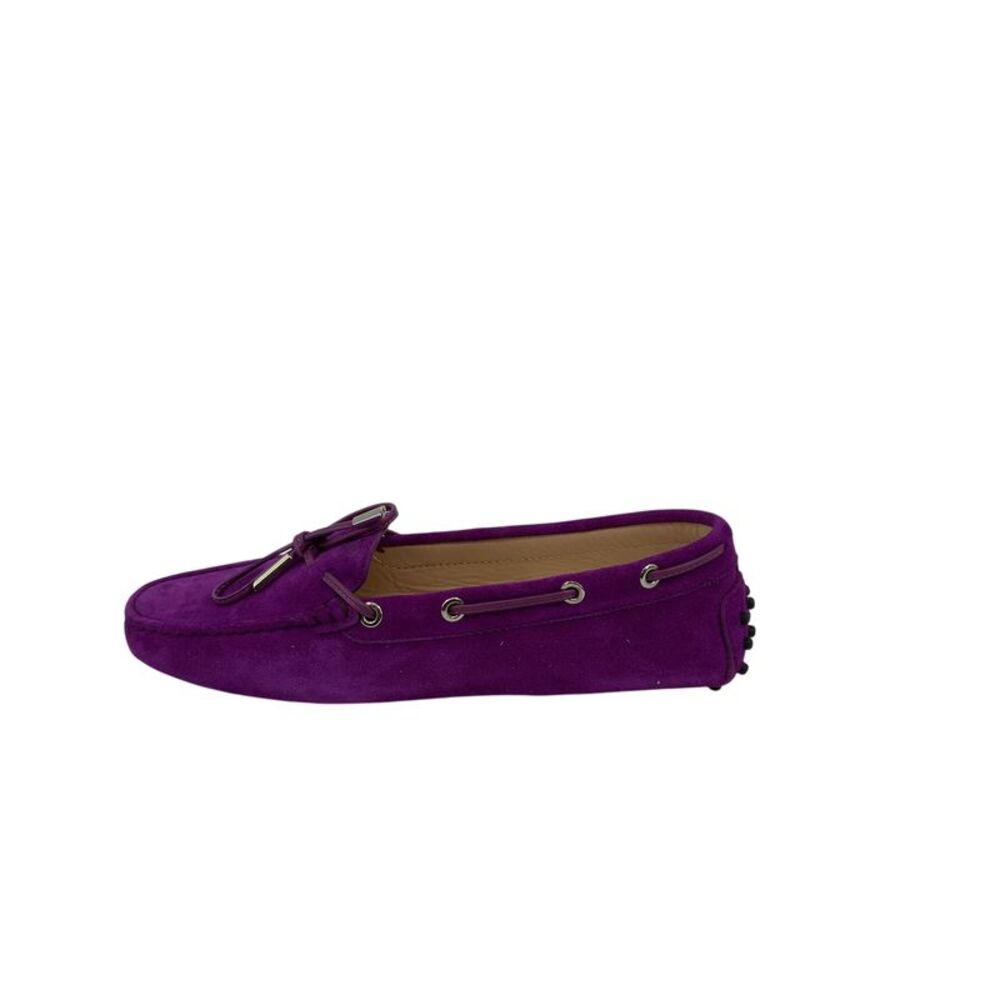 Tod's Women Gommino Driving Shoes Purple 38.5